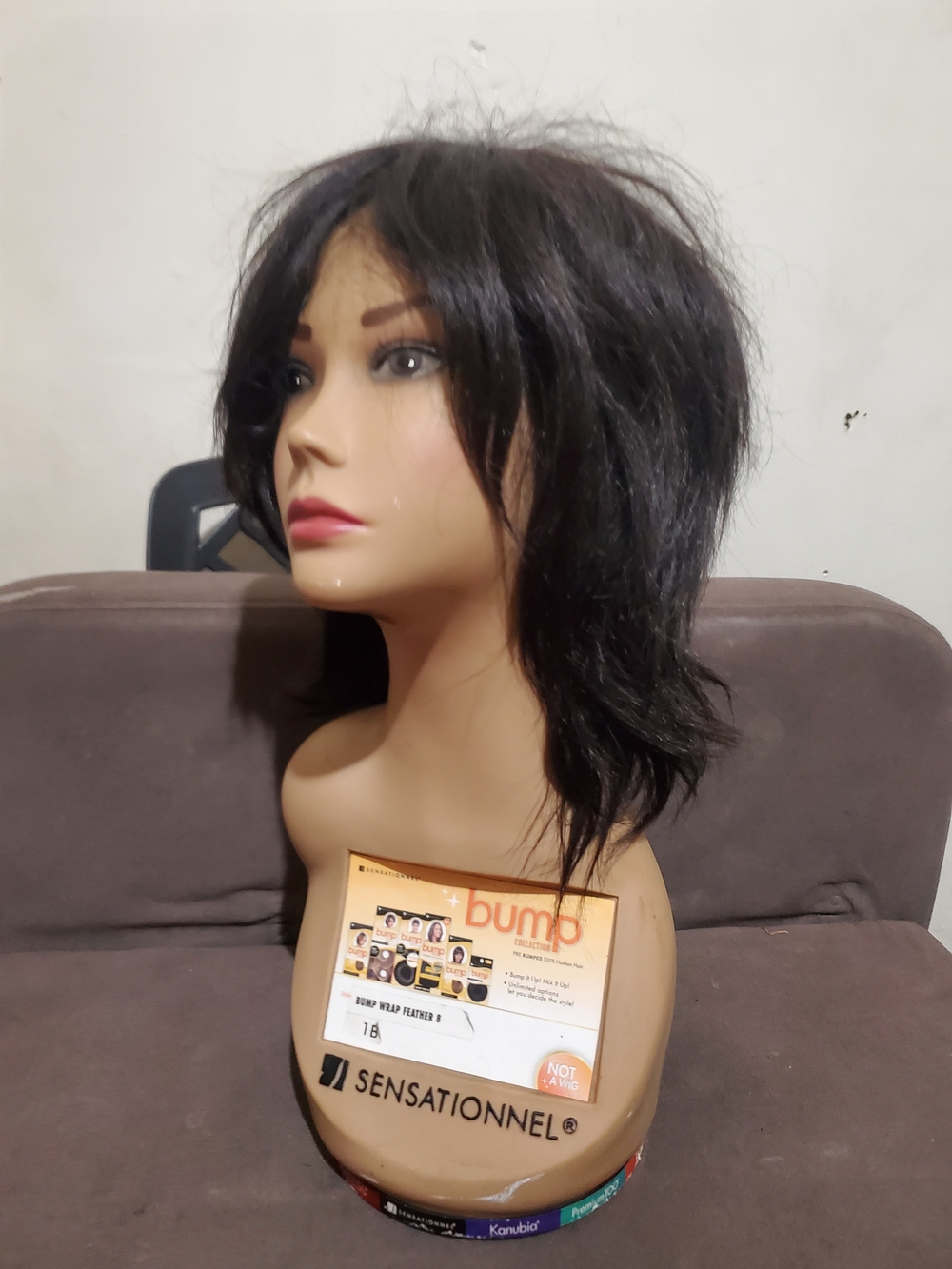 Short Layered Women’s Wig - Black